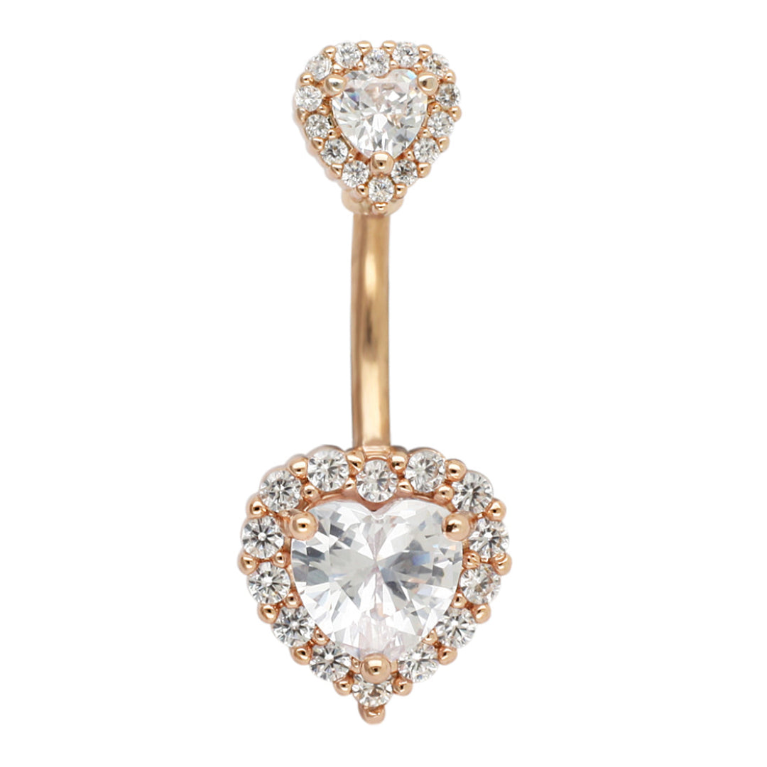 Heartbreaker Crystal Navel Ring