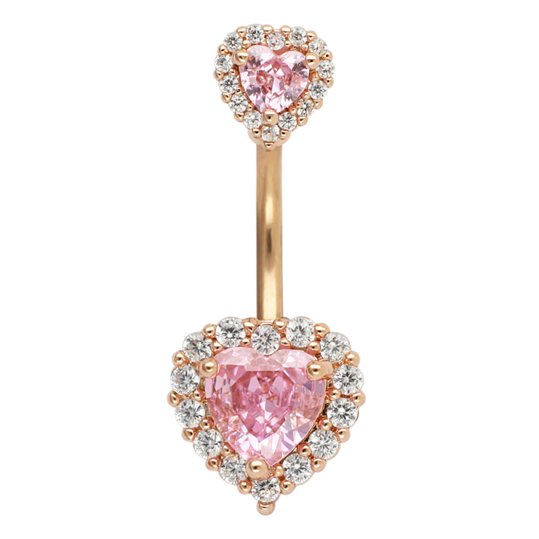 Heartbreaker Crystal Navel Ring