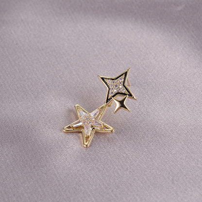 Star Diamond Cascade Earrings