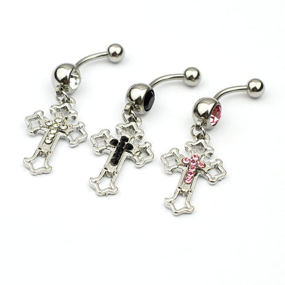 “Faith” Dangle Navel Ring
