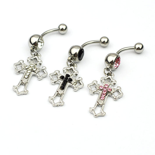 “Faith” Dangle Navel Ring