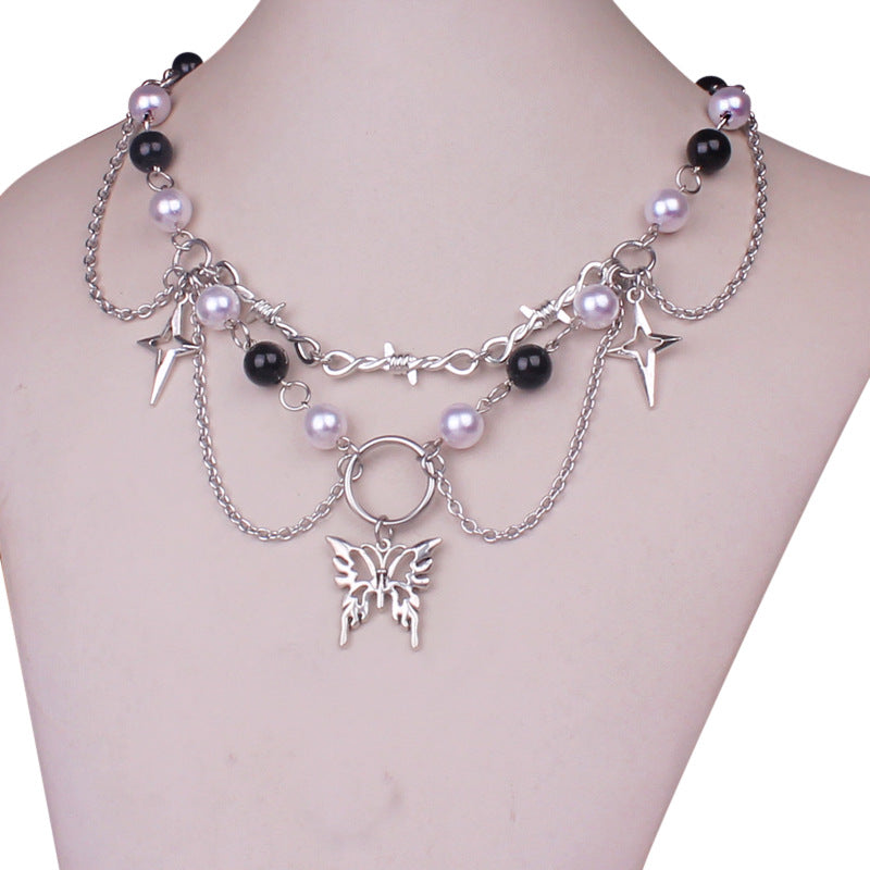 Pearl Cross Necklace