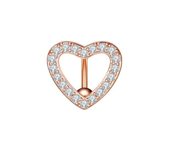 Shaped Bling Navel Ring